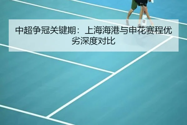 中超争冠关键期：上海海港与申花赛程优劣深度对比